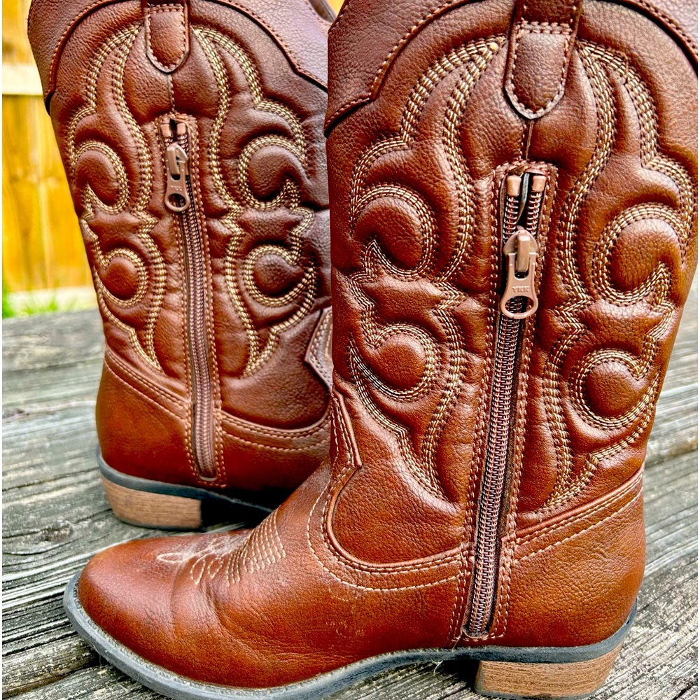 Girls western boots, Brown